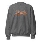 Kentucky Sweatshirt | Vintage Wood Texture Script | Unisex - Bluegrass Elite Apparel LLC