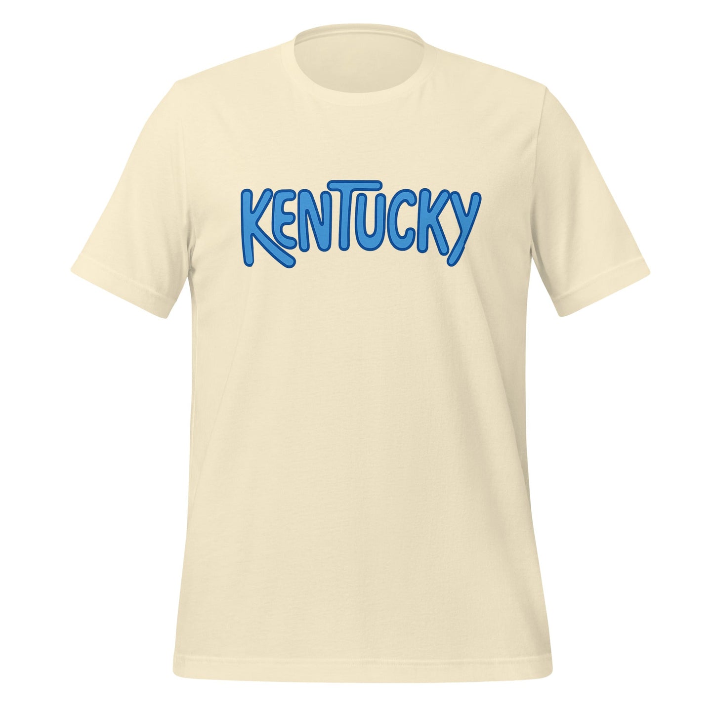 Kentucky T-Shirt | Retro Bubble Kentucky Blue Design | Softer Airlume Tee - Bluegrass Elite Apparel LLC