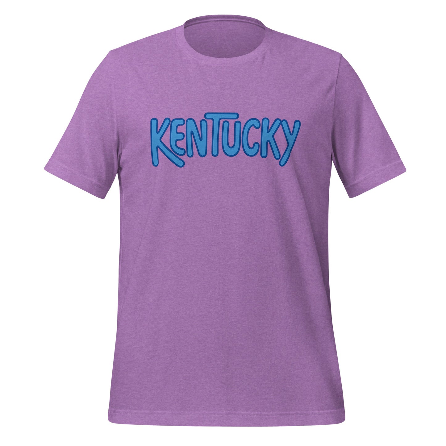 Kentucky T-Shirt | Retro Bubble Kentucky Blue Design | Softer Airlume Tee - Bluegrass Elite Apparel LLC