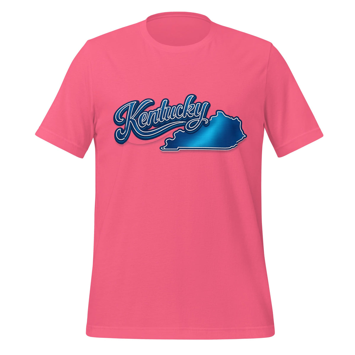 Kentucky T-Shirt | Script State Outline Design | Classic - Bluegrass Elite Apparel LLC