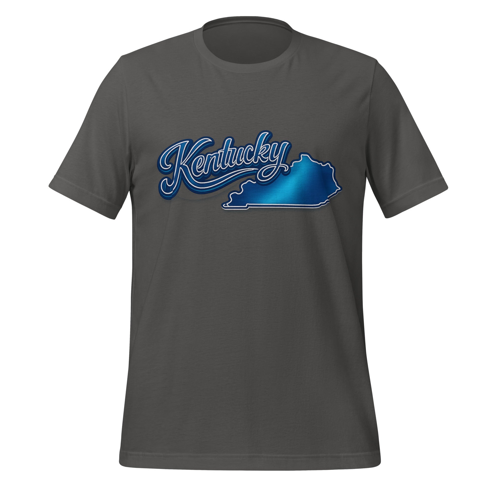 Kentucky T-Shirt | Script State Outline Design | Classic - Bluegrass Elite Apparel LLC
