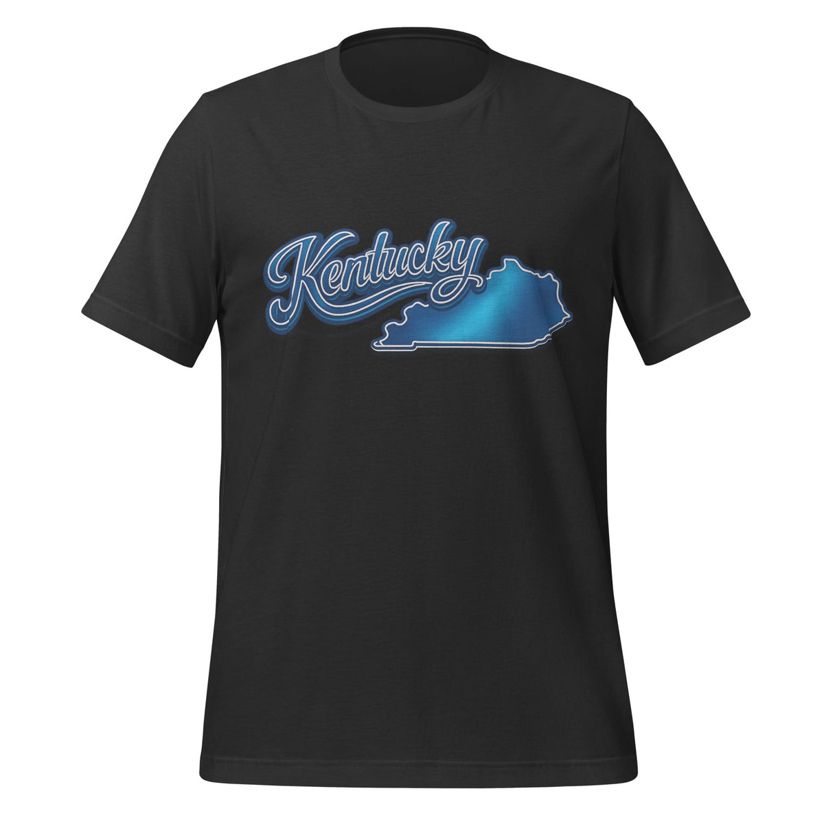 Kentucky T-Shirt | Script State Outline Design | Classic - Bluegrass Elite Apparel LLC