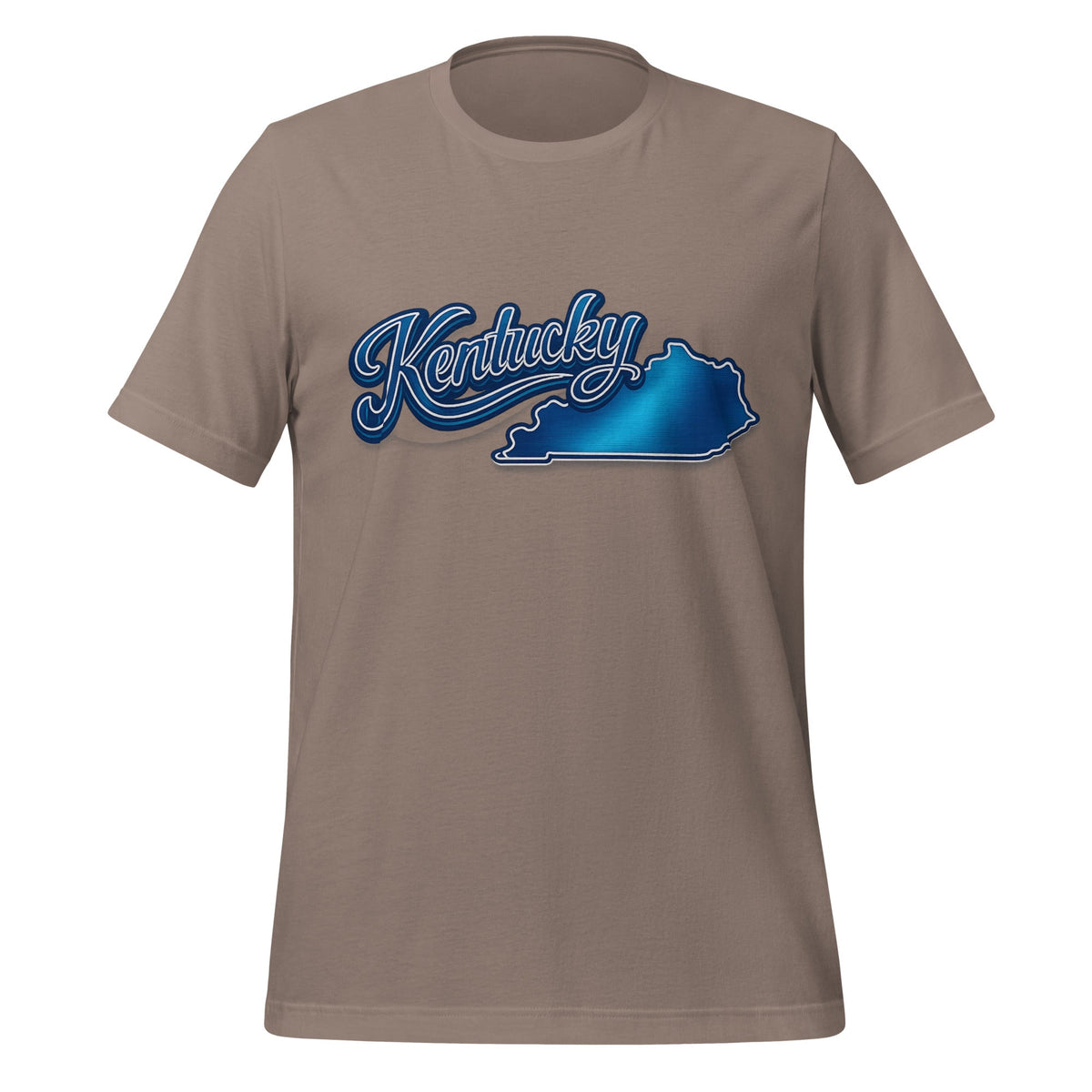 Kentucky T-Shirt | Script State Outline Design | Classic - Bluegrass Elite Apparel LLC