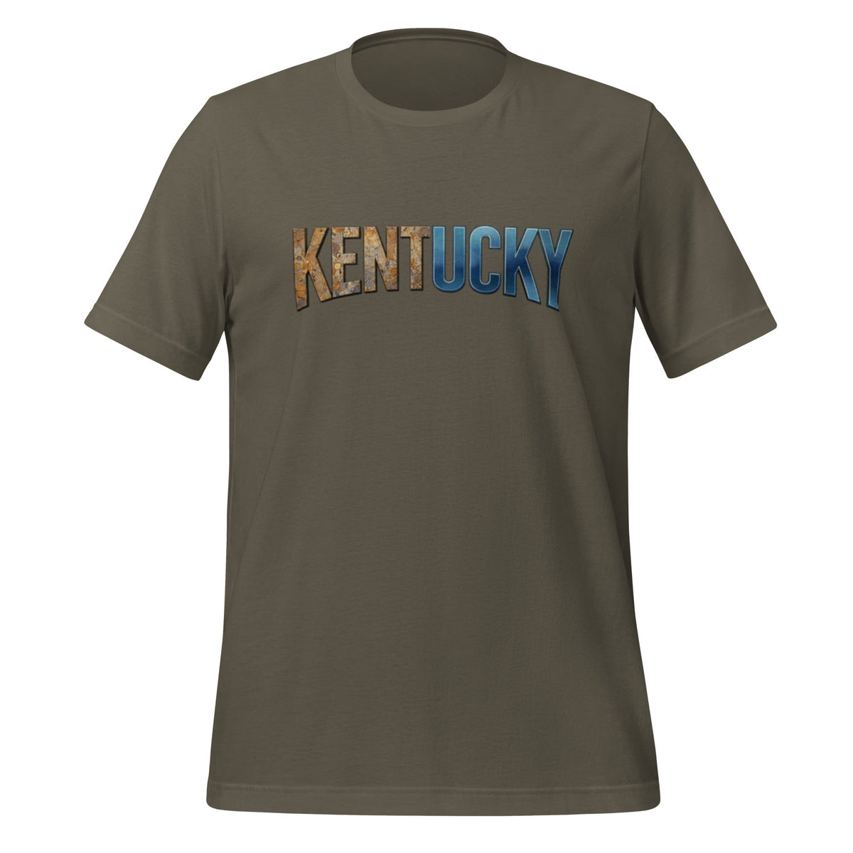 Kentucky T-Shirt | Split Texture Typography Design | Classic - Bluegrass Elite Apparel LLC