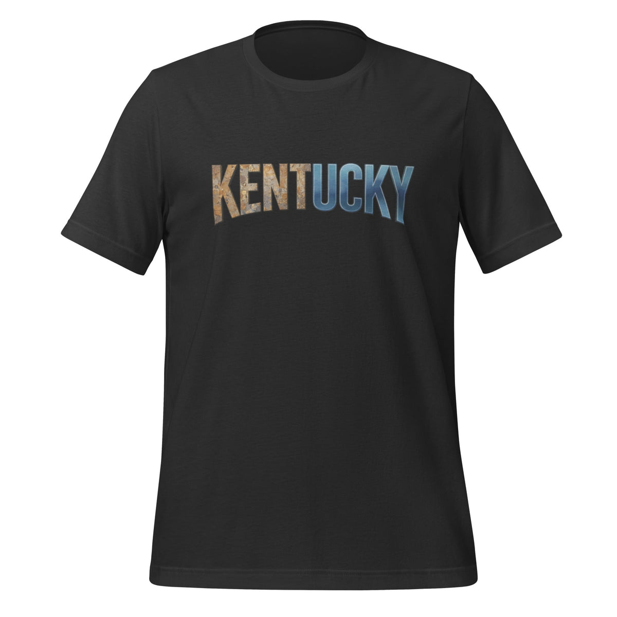 Kentucky T-Shirt | Split Texture Typography Design | Classic - Bluegrass Elite Apparel LLC