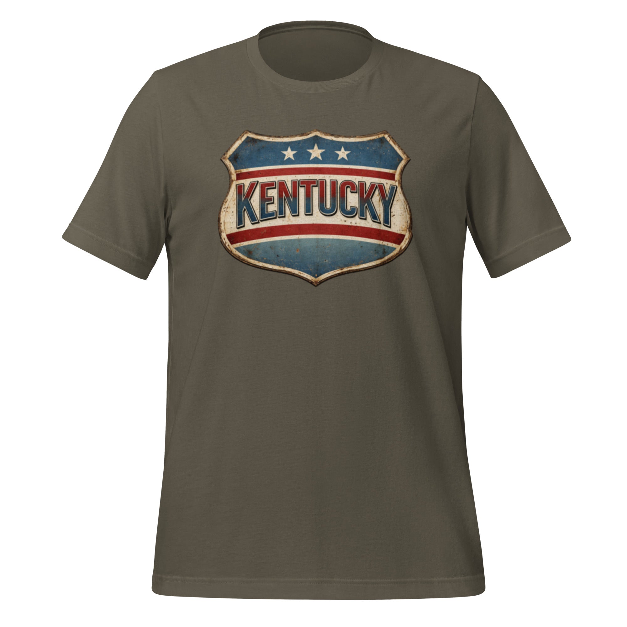 Kentucky T-Shirt | Vintage Americana Crest Design | Classic - Bluegrass Elite Apparel LLC