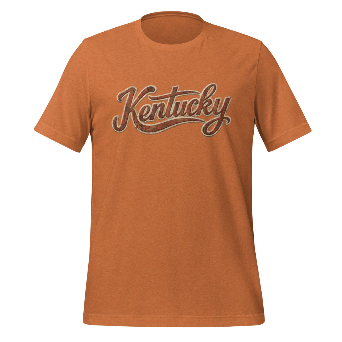 Kentucky T-Shirt | Vintage Wood Texture Script | Classic - Bluegrass Elite Apparel LLC