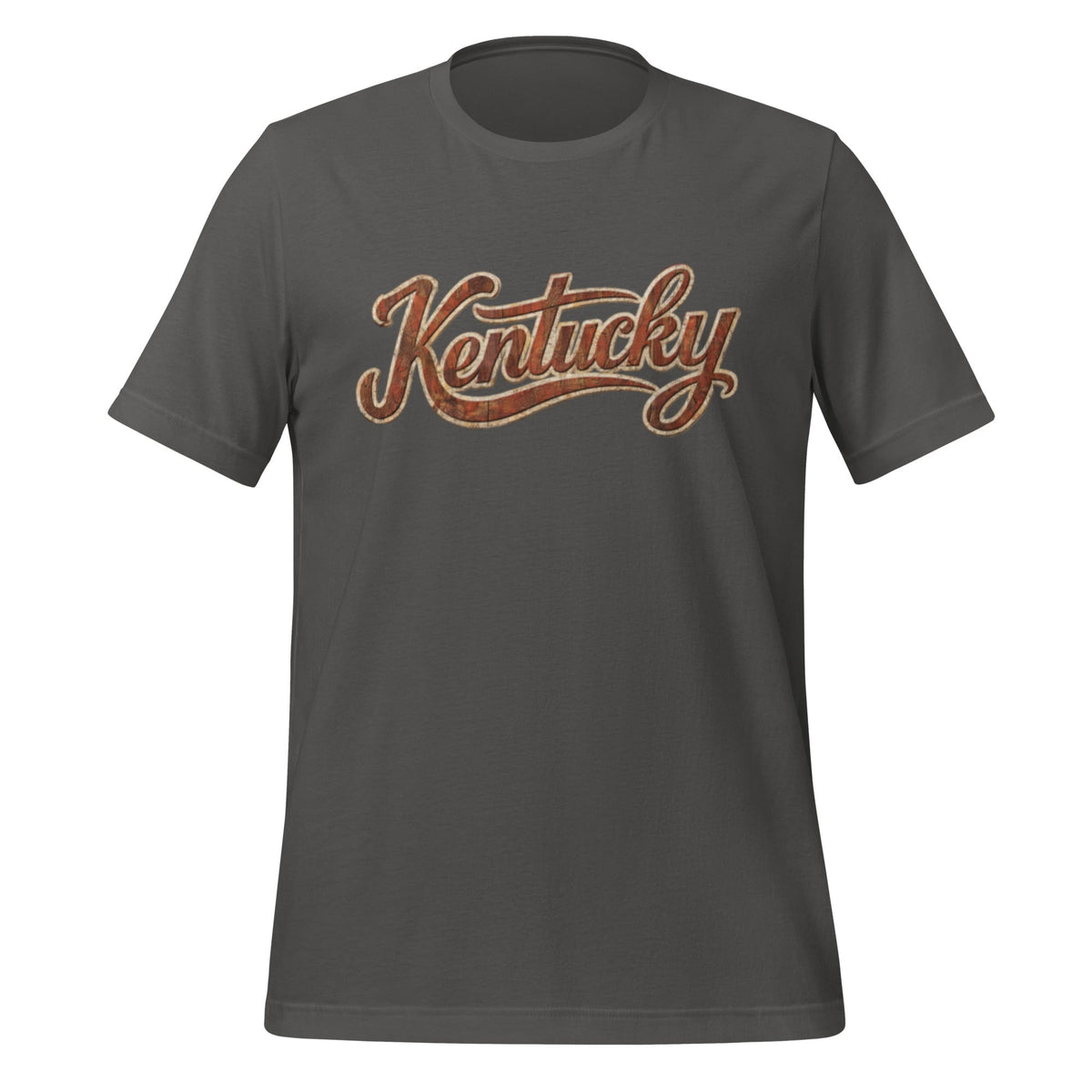 Kentucky T-Shirt | Vintage Wood Texture Script | Classic - Bluegrass Elite Apparel LLC