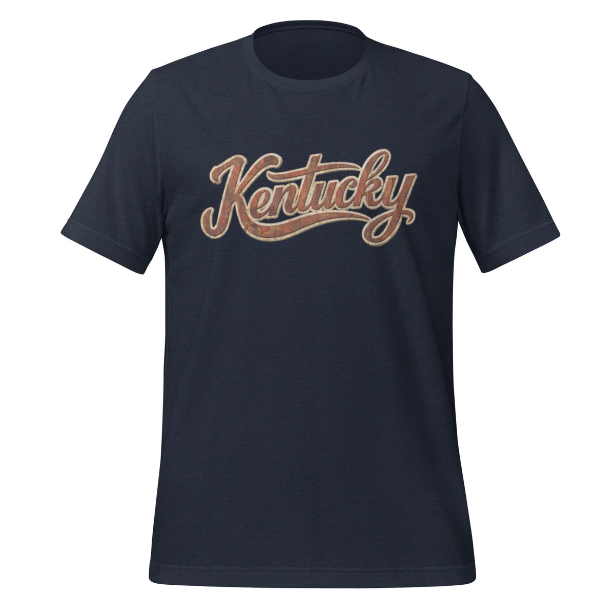 Kentucky T-Shirt | Vintage Wood Texture Script | Classic - Bluegrass Elite Apparel LLC