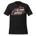 Kentucky Tennessee Rivalry T-Shirt | Border Rivals Map Design | HPS Collection | Classic Cotton - Bluegrass Elite Apparel LLC