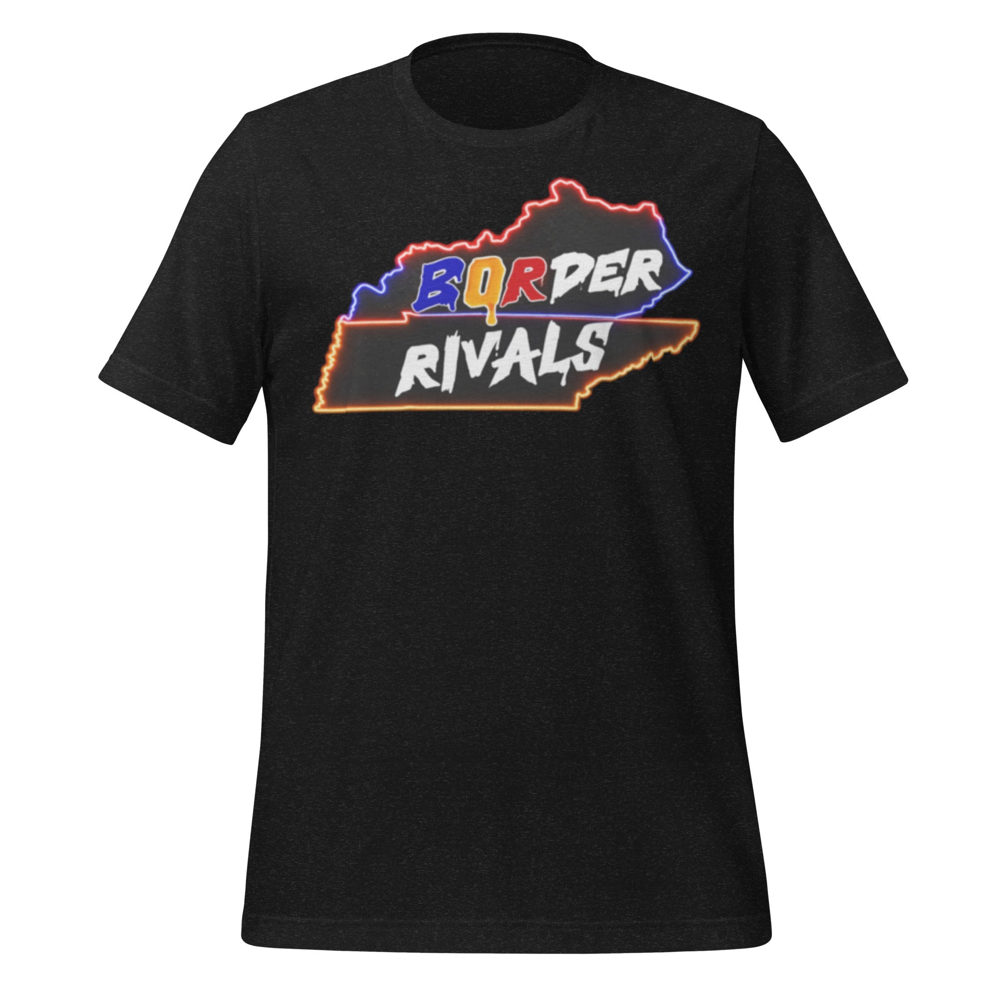 Kentucky Tennessee Rivalry T-Shirt | Border Rivals Map Design | HPS Collection | Classic Cotton - Bluegrass Elite Apparel LLC