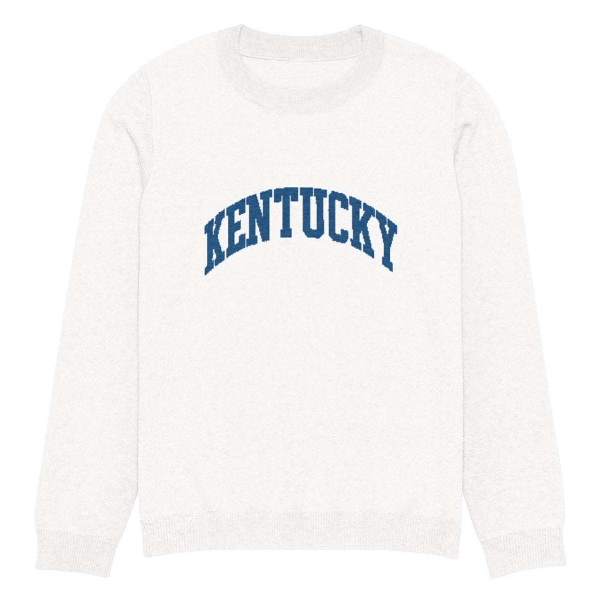 Kentucky Text Women's Sweater | Chic Straight Bottom Knit - Bluegrass Elite Apparel LLC