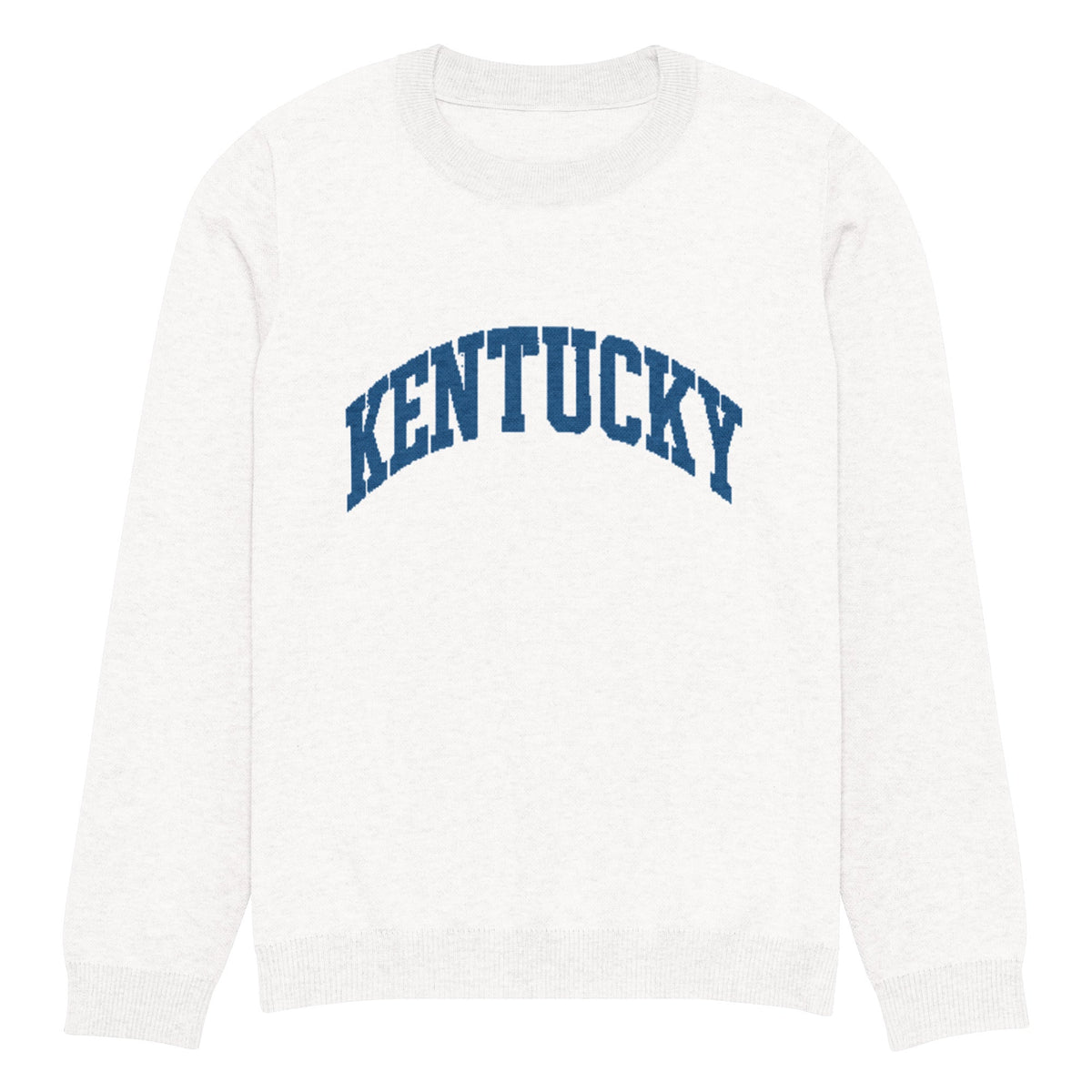 Kentucky Text Women's Sweater | Chic Straight Bottom Knit - Bluegrass Elite Apparel LLC