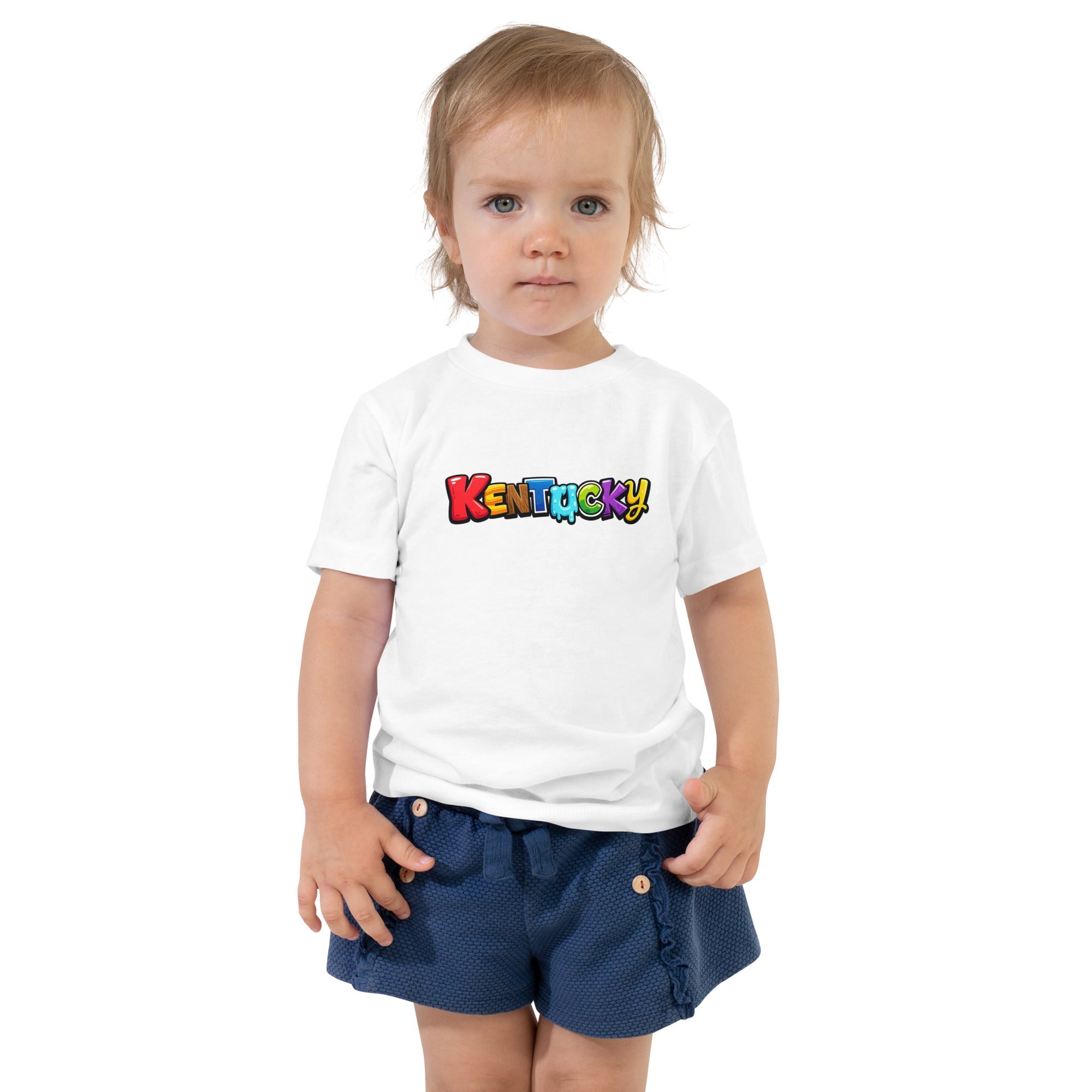 Kentucky Toddler Shirt | Fun Colorful Design | Basic Cotton - Bluegrass Elite Apparel LLC