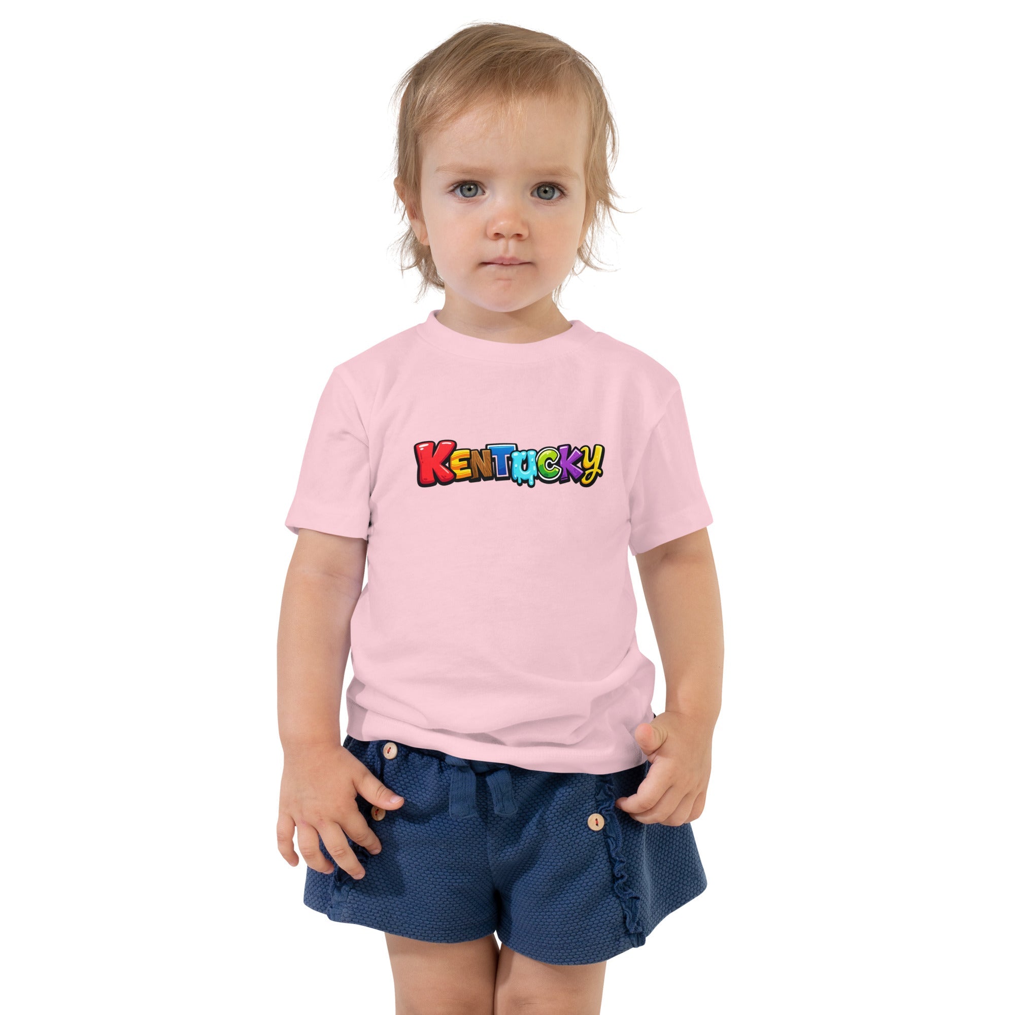 Kentucky Toddler Shirt | Fun Colorful Design | Basic Cotton - Bluegrass Elite Apparel LLC