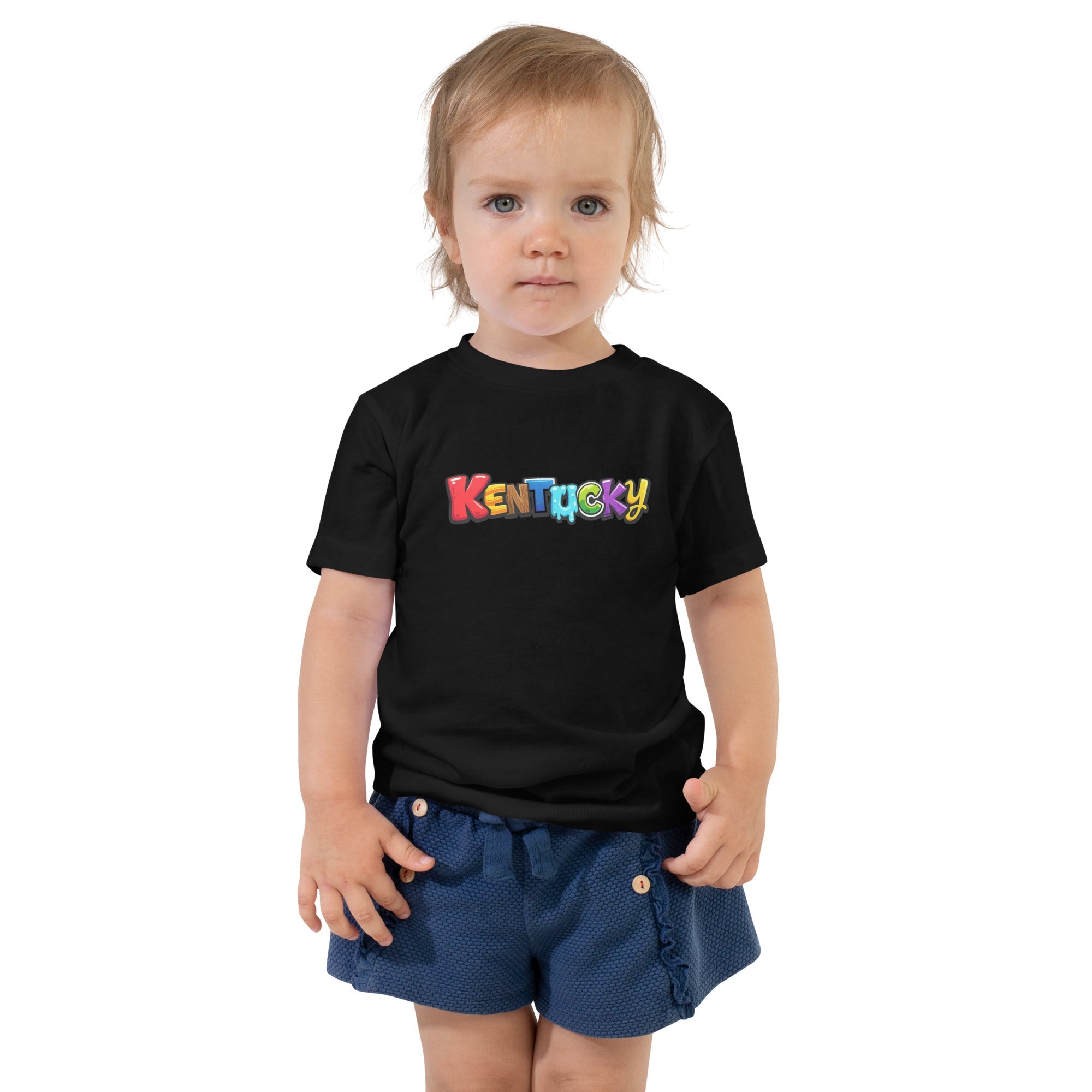 Kentucky Toddler Shirt | Fun Colorful Design | Basic Cotton - Bluegrass Elite Apparel LLC