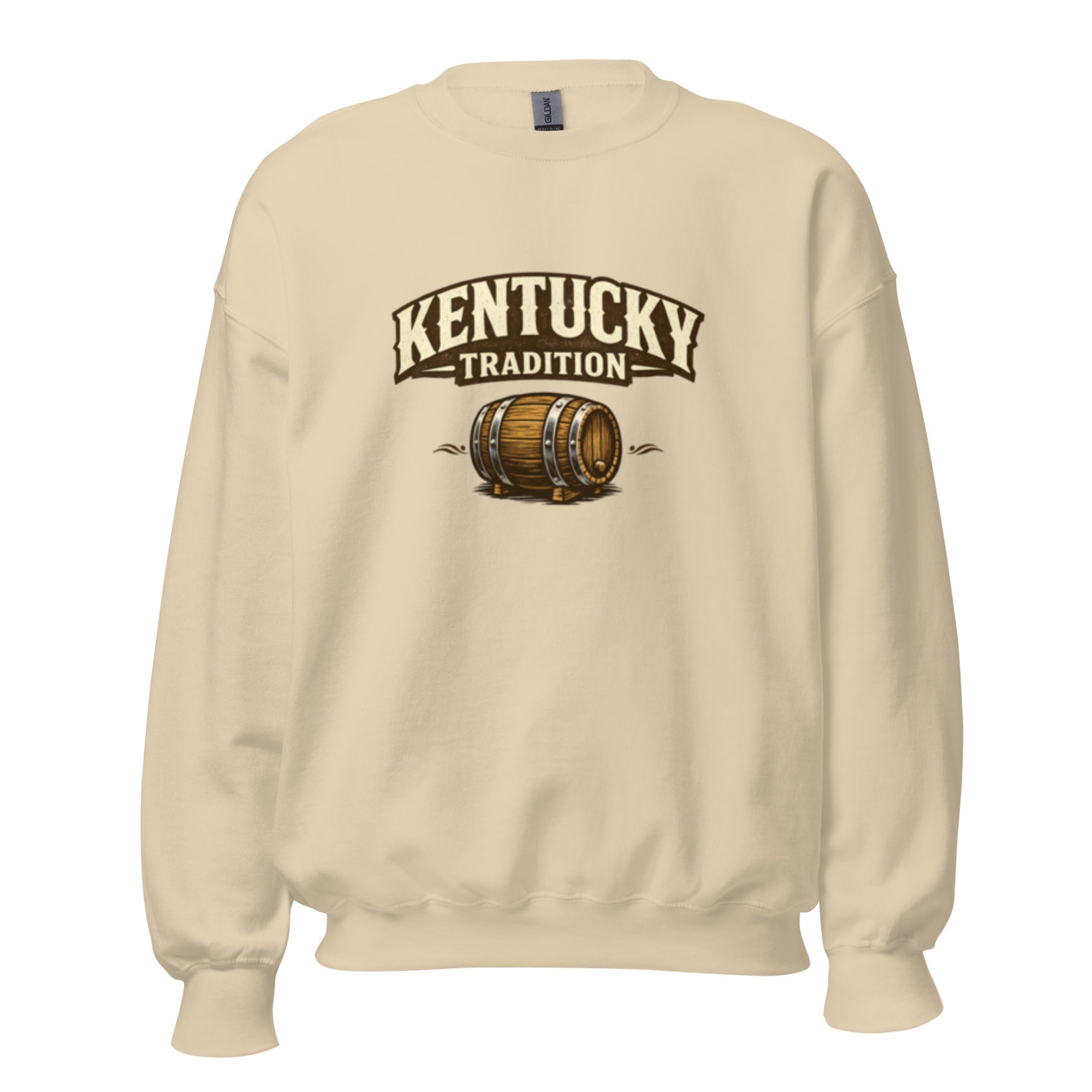 Kentucky Tradition Sweatshirt | Bourbon Barrel Design - Bluegrass Elite Apparel LLC
