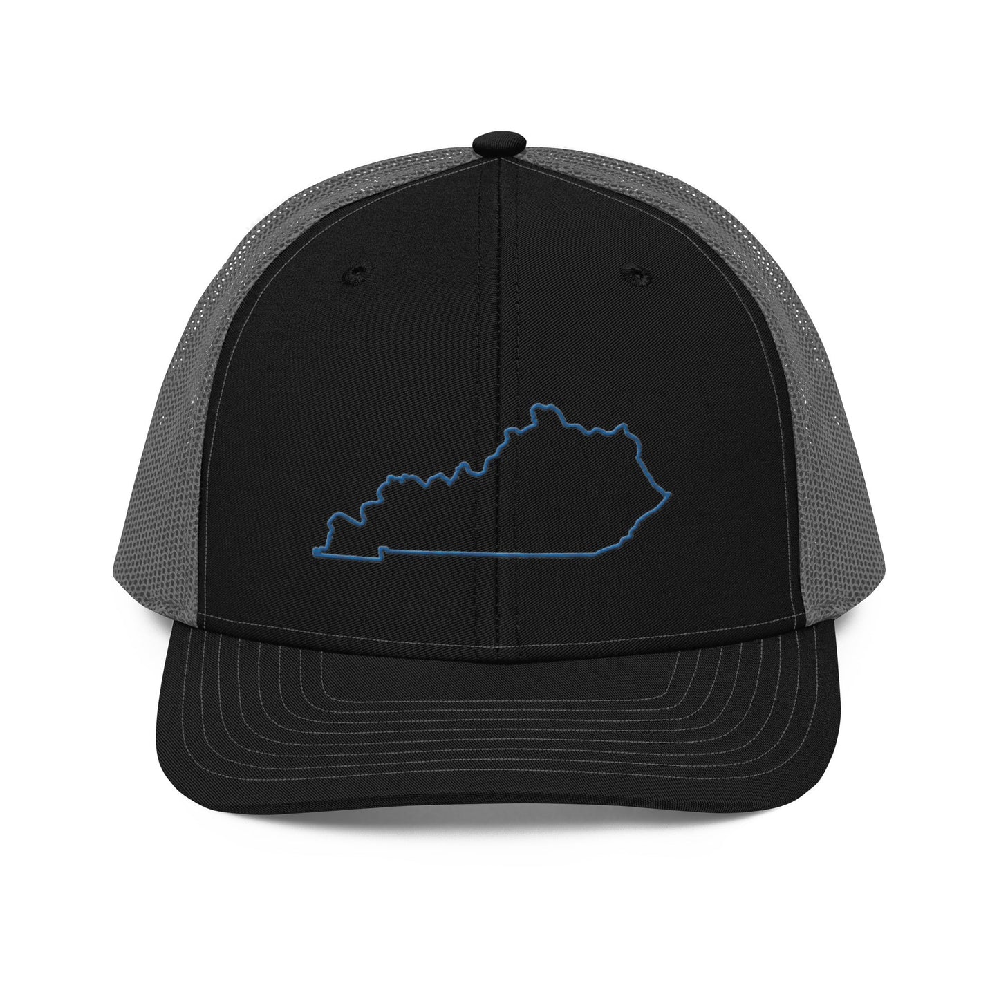 Kentucky Trucker Cap | Minimalist State Outline | Mesh Back - Bluegrass Elite Apparel LLC
