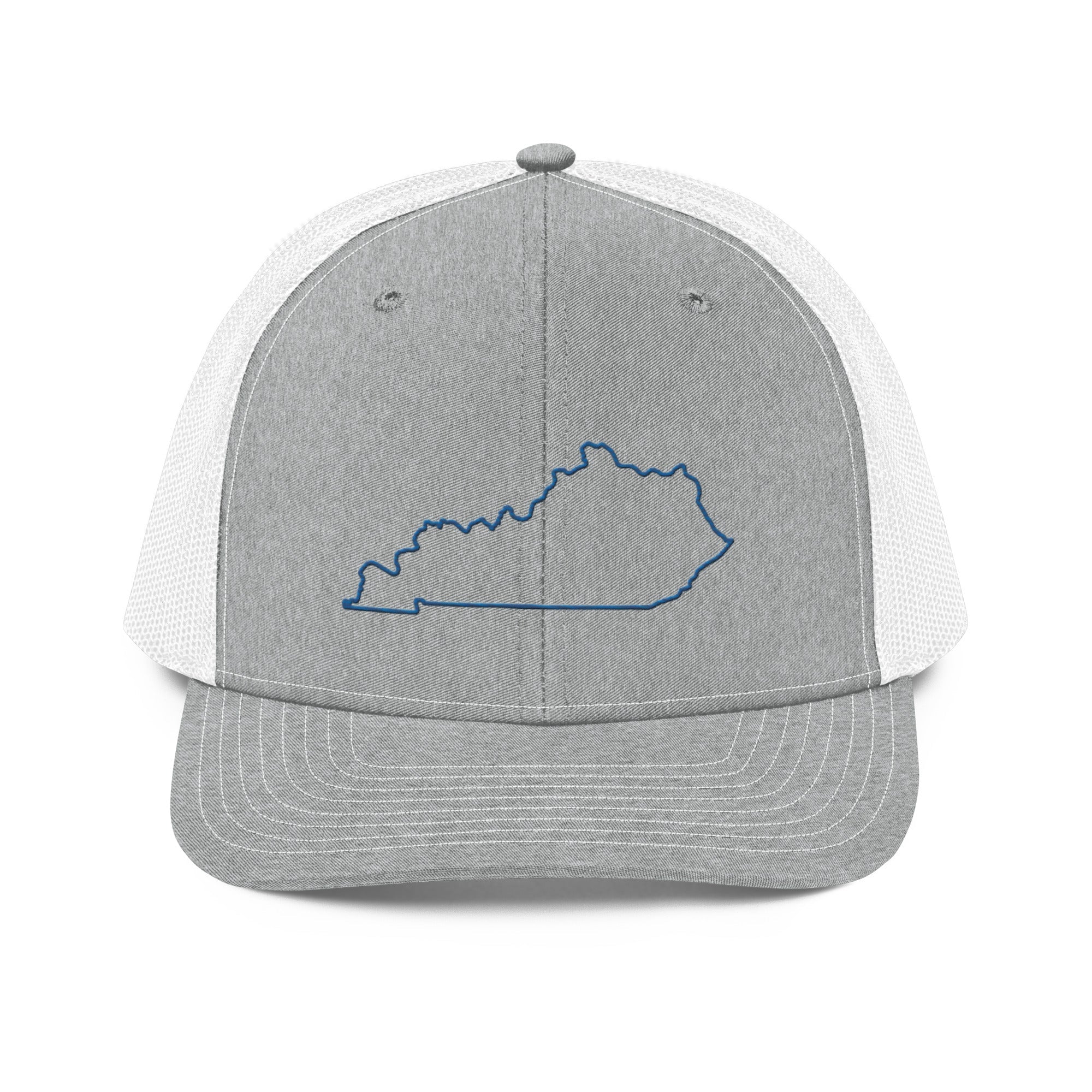 Kentucky Trucker Cap | Minimalist State Outline | Mesh Back - Bluegrass Elite Apparel LLC