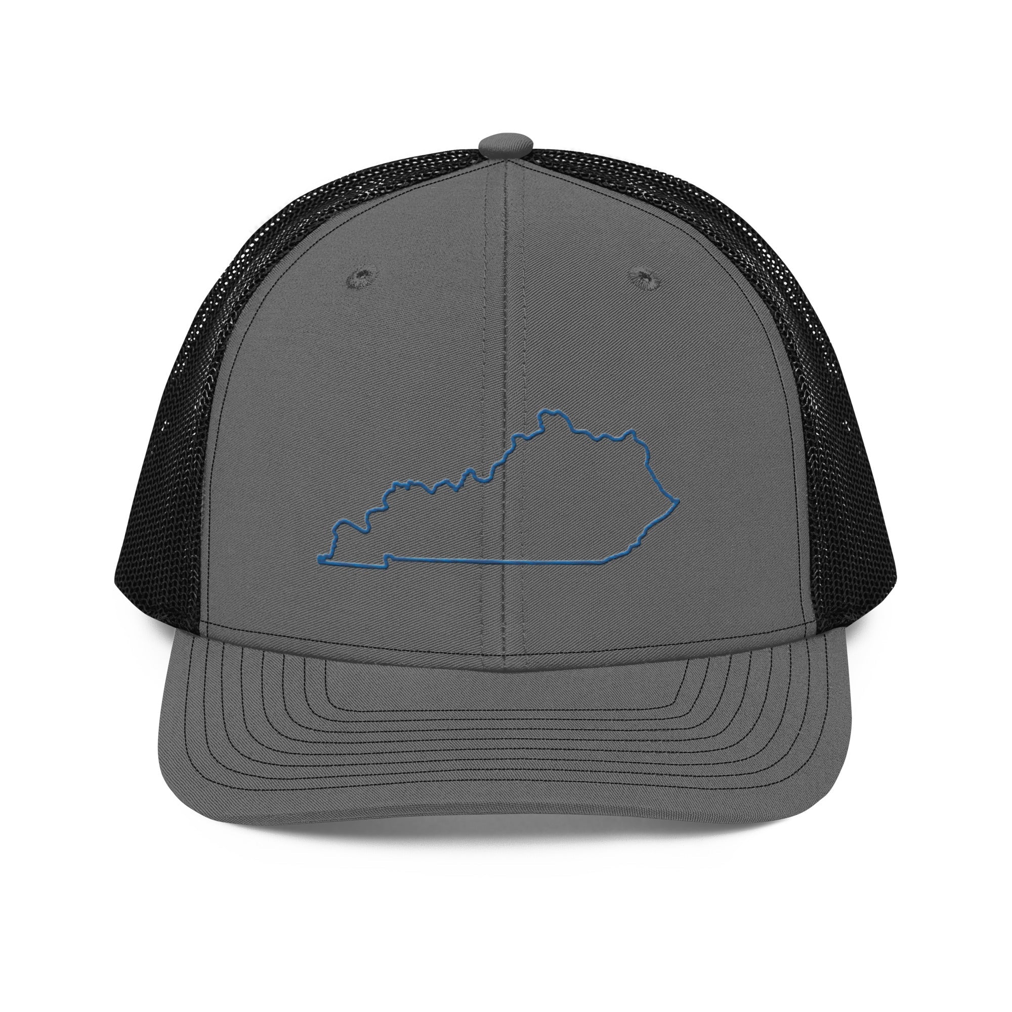 Kentucky Trucker Cap | Minimalist State Outline | Mesh Back - Bluegrass Elite Apparel LLC