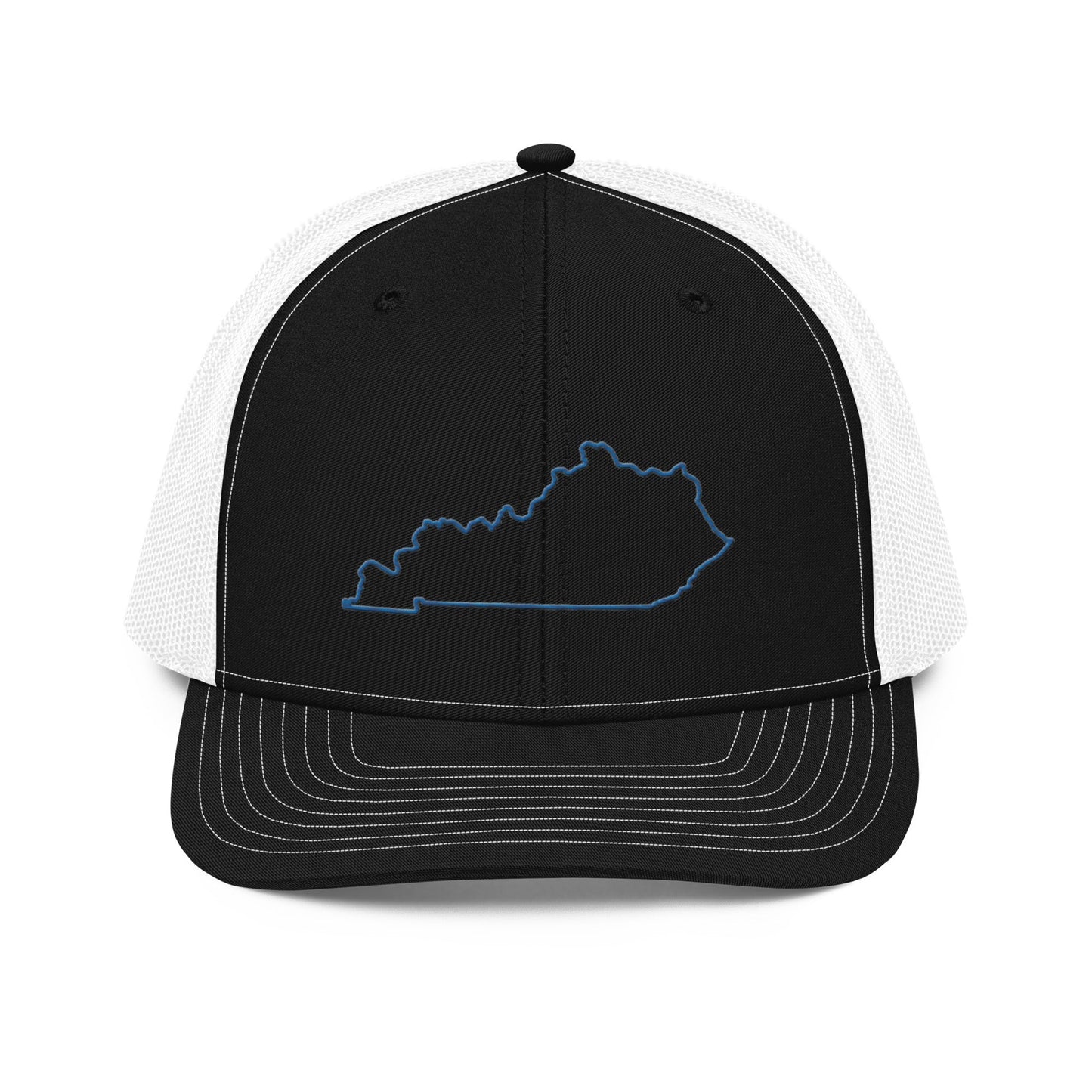Kentucky Trucker Cap | Minimalist State Outline | Mesh Back - Bluegrass Elite Apparel LLC