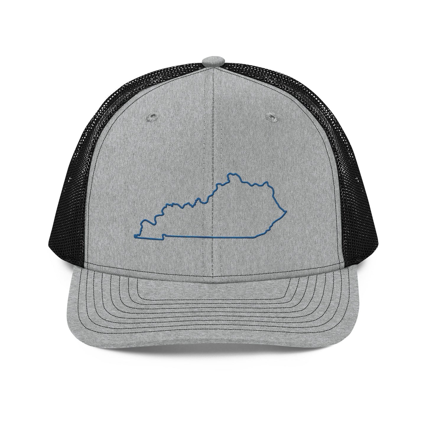 Kentucky Trucker Cap | Minimalist State Outline | Mesh Back - Bluegrass Elite Apparel LLC