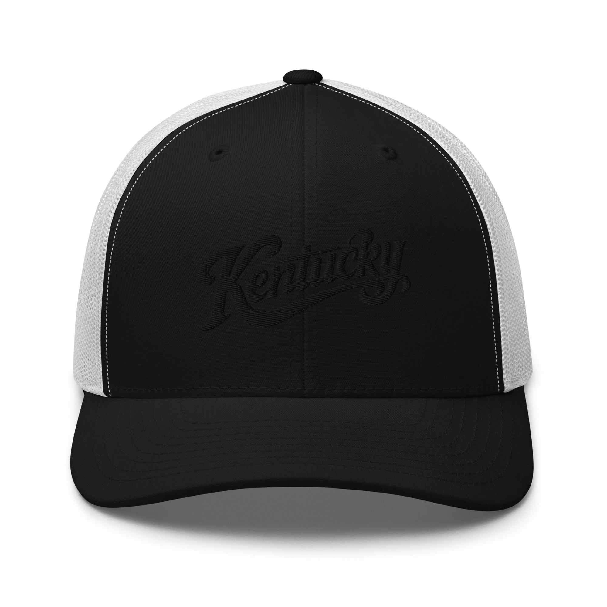 Kentucky Trucker Hat | 3D Puff Embroidery Script | Classic Mesh Cap - Bluegrass Elite Apparel LLC