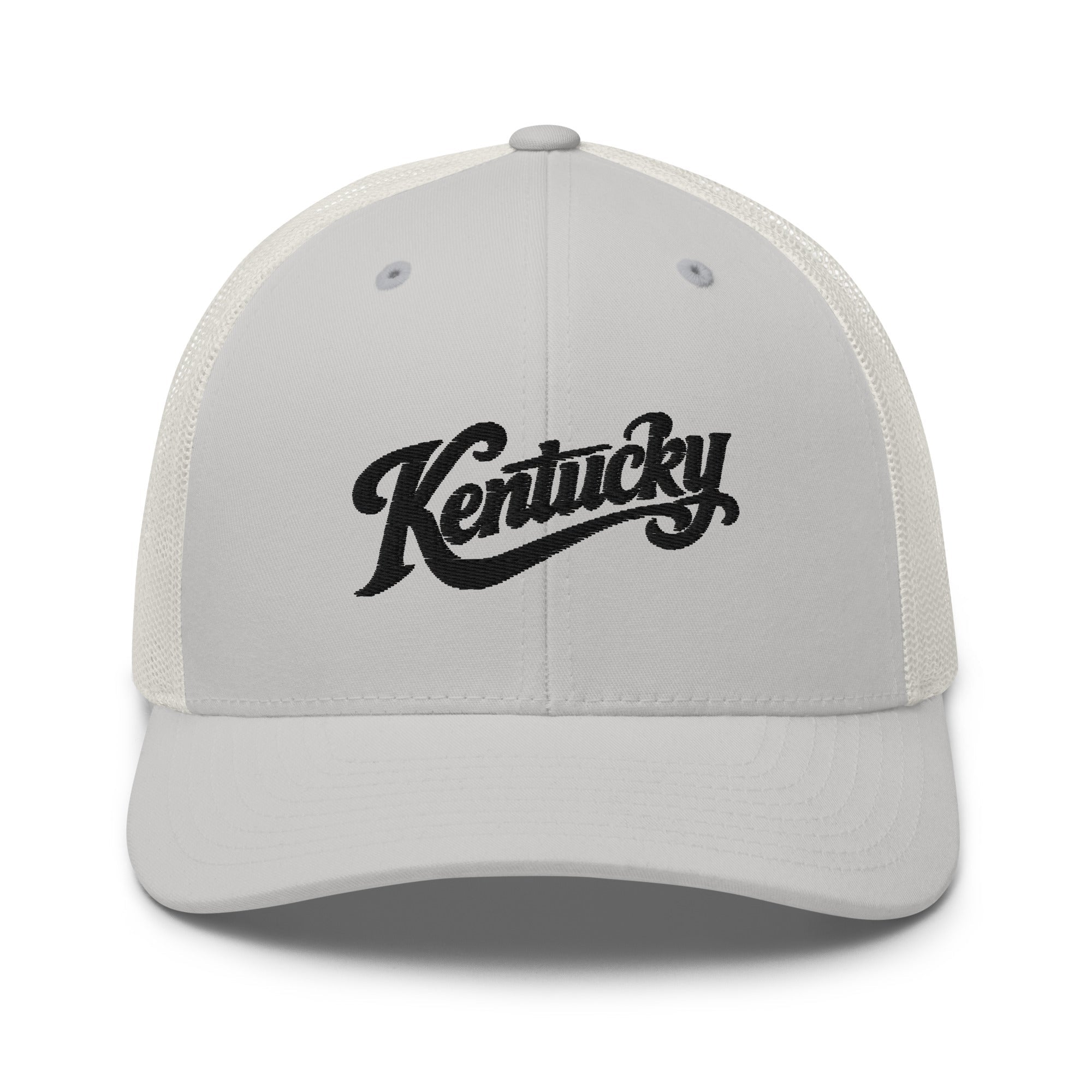 Kentucky Trucker Hat | 3D Puff Embroidery Script | Classic Mesh Cap - Bluegrass Elite Apparel LLC
