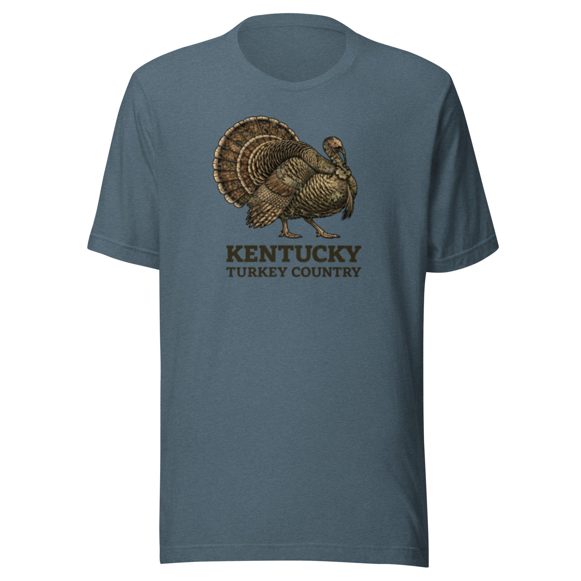 Kentucky Turkey Country Tee | Woodland Heritage Graphic | Classic Airlume - Bluegrass Elite Apparel LLC