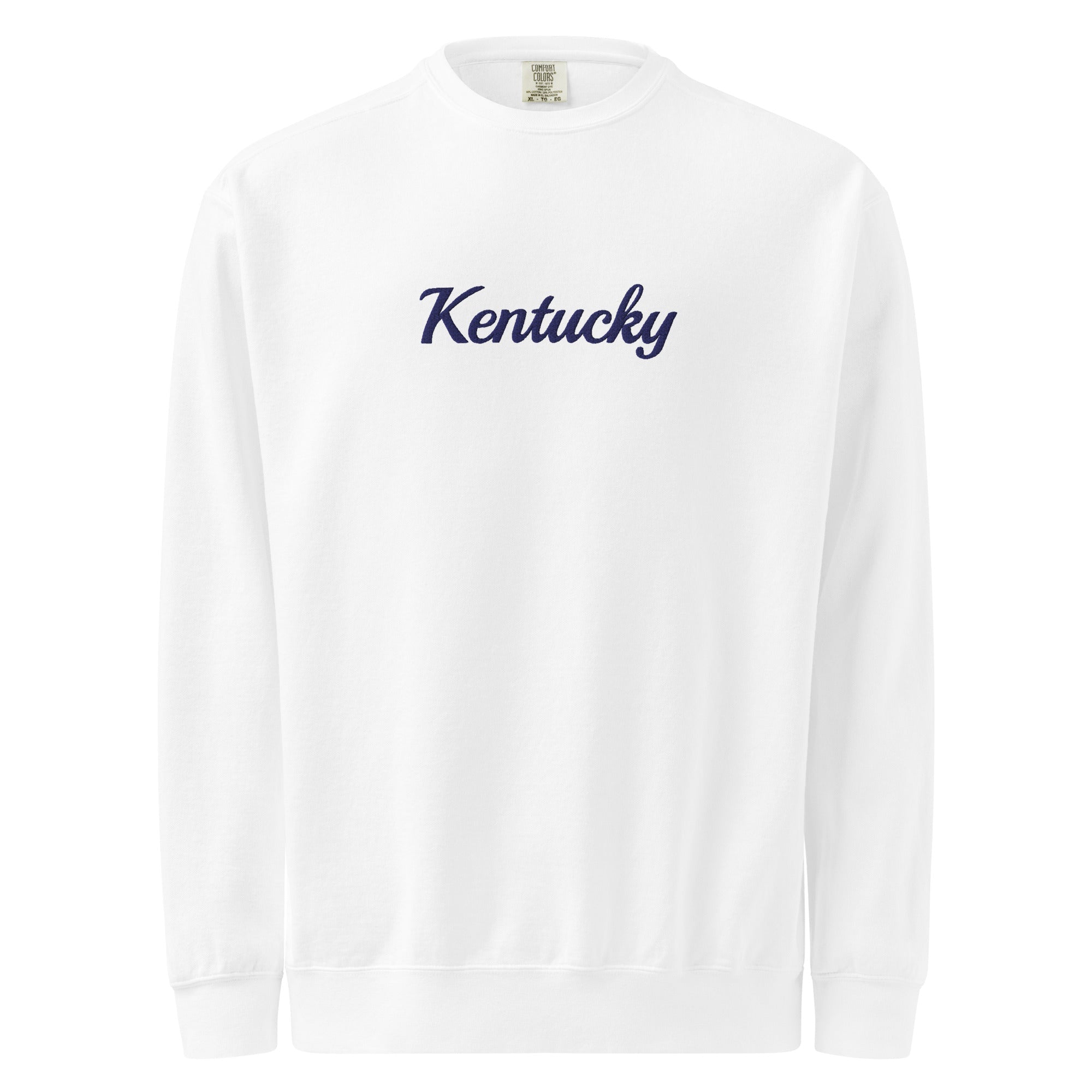 Kentucky Unisex Garment - Dyed Sweatshirt | Vintage Soft Heavyweight Fleece - Bluegrass Elite Apparel LLC