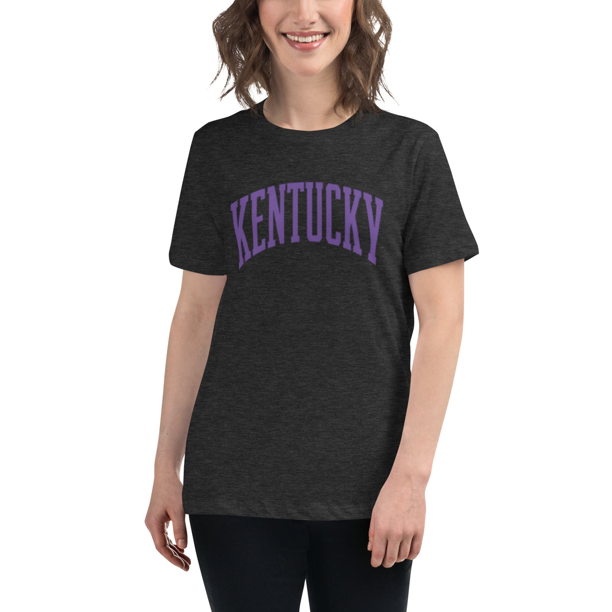 Kentucky Varsity Script Women’s Relaxed Tee - Bluegrass Elite Apparel LLC
