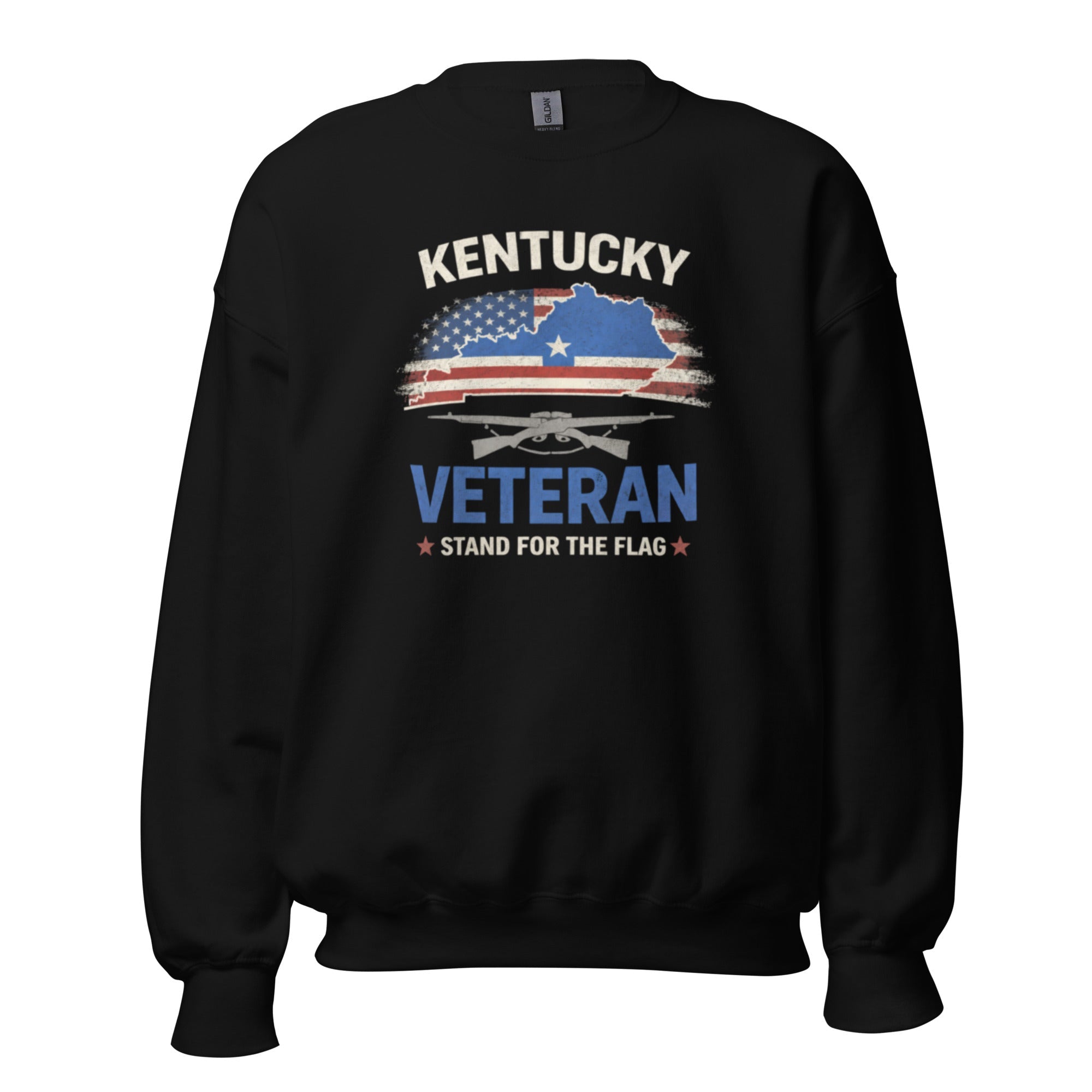Kentucky Veteran Stand for the Flag Sweatshirt | Patriotic Warmth - Bluegrass Elite Apparel LLC