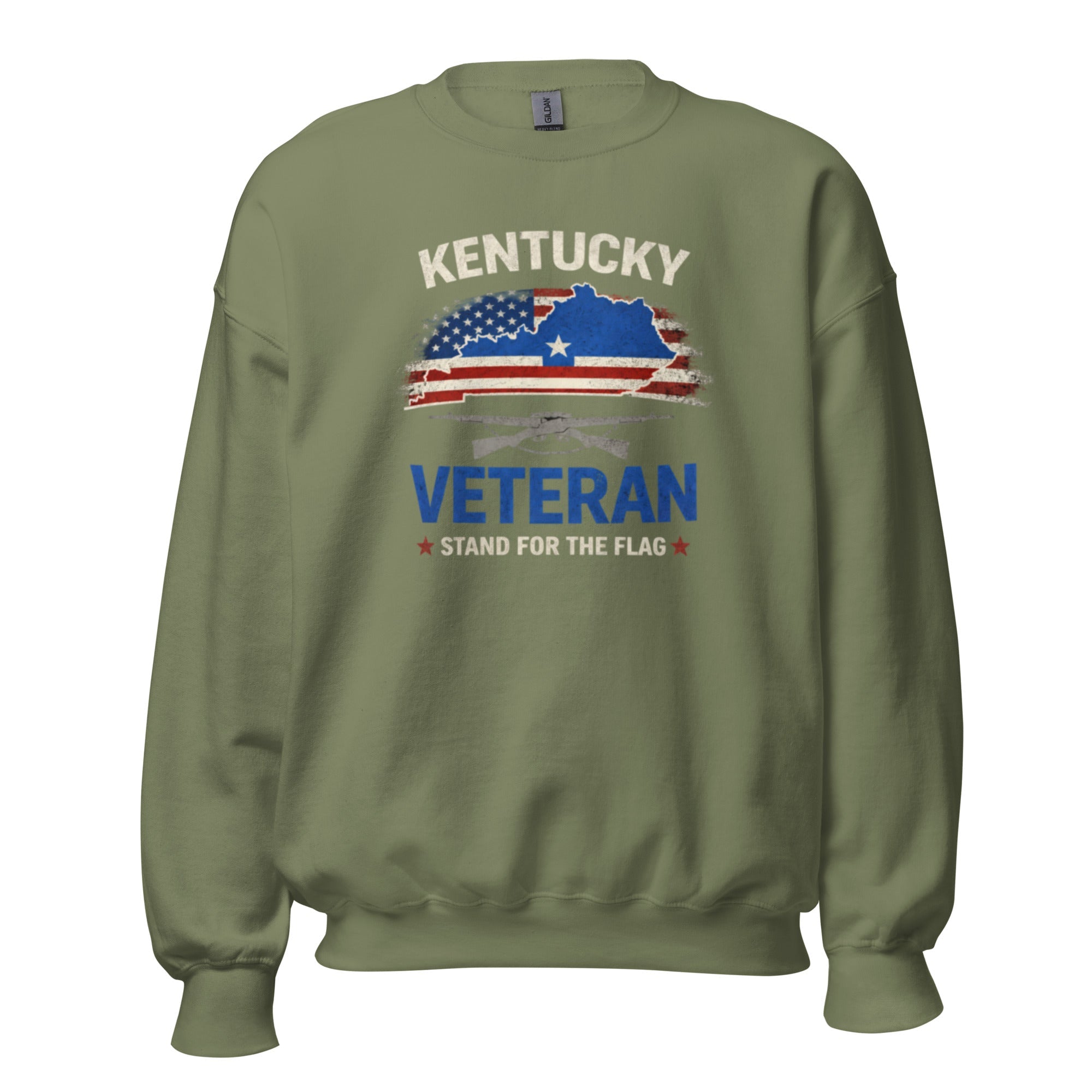Kentucky Veteran Stand for the Flag Sweatshirt | Patriotic Warmth - Bluegrass Elite Apparel LLC
