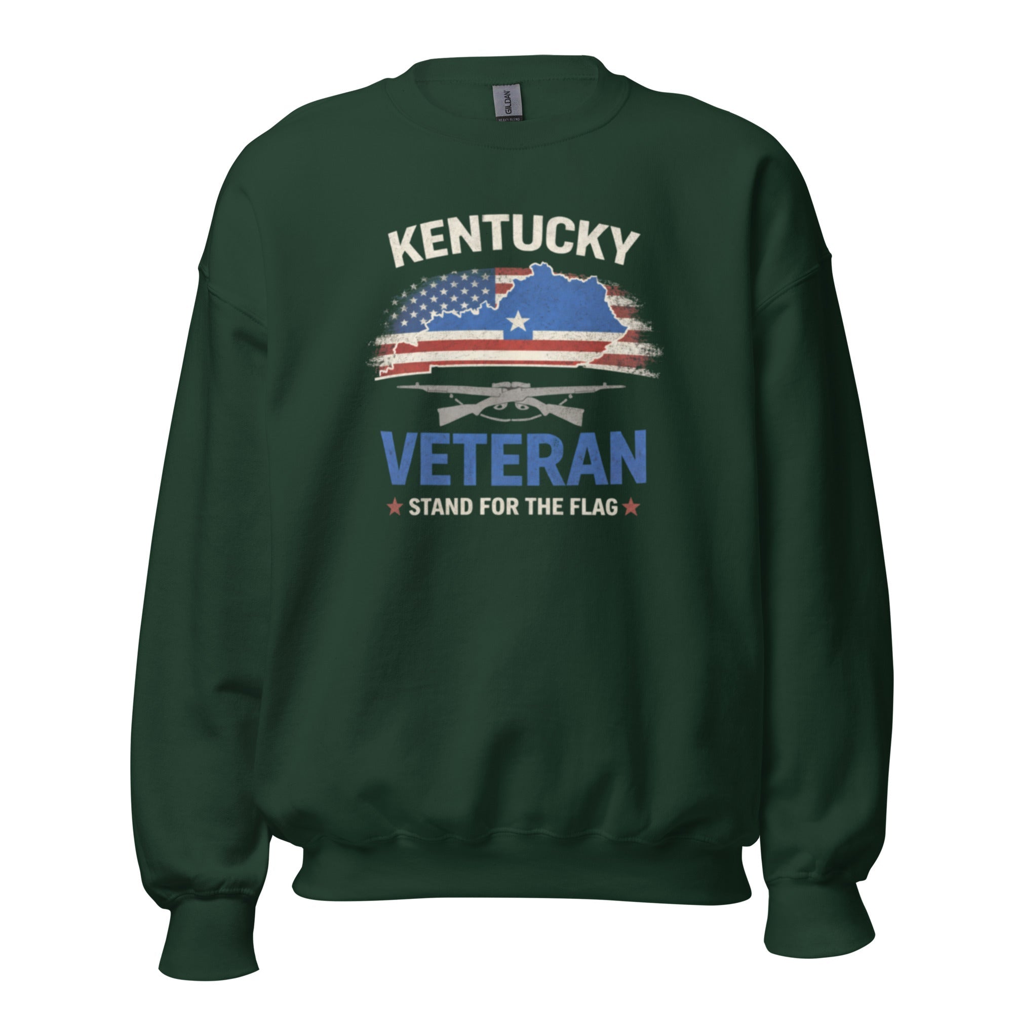 Kentucky Veteran Stand for the Flag Sweatshirt | Patriotic Warmth - Bluegrass Elite Apparel LLC