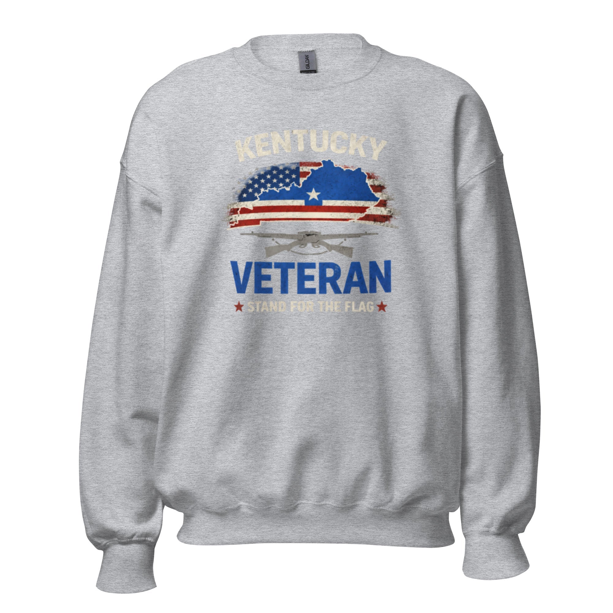 Kentucky Veteran Stand for the Flag Sweatshirt | Patriotic Warmth - Bluegrass Elite Apparel LLC