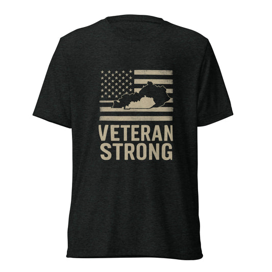 Kentucky Veteran Strong Tee | Military Pride & Bluegrass Heritage Shirt - Bluegrass Elite Apparel LLC