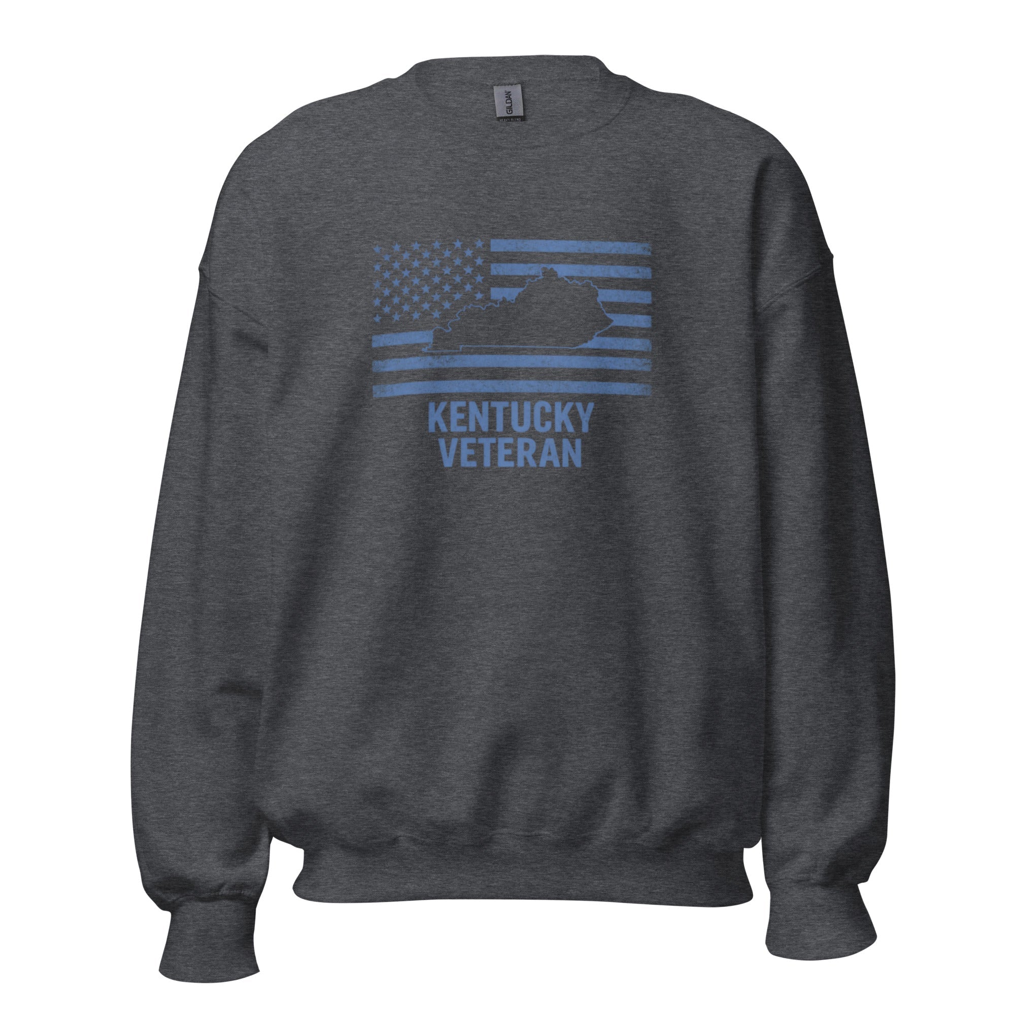 Kentucky Veteran Sweatshirt | State Flag Design | Unisex Fleece - Bluegrass Elite Apparel LLC