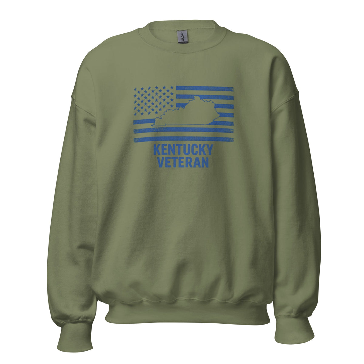 Kentucky Veteran Sweatshirt | State Flag Design | Unisex Fleece - Bluegrass Elite Apparel LLC