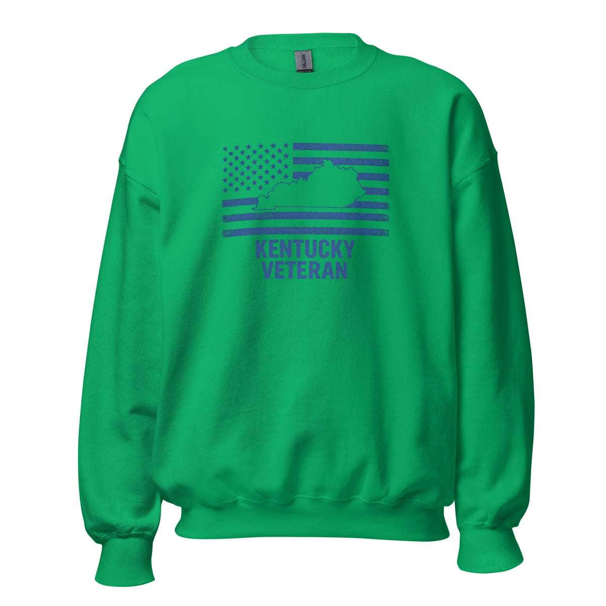 Kentucky Veteran Sweatshirt | State Flag Design | Unisex Fleece - Bluegrass Elite Apparel LLC
