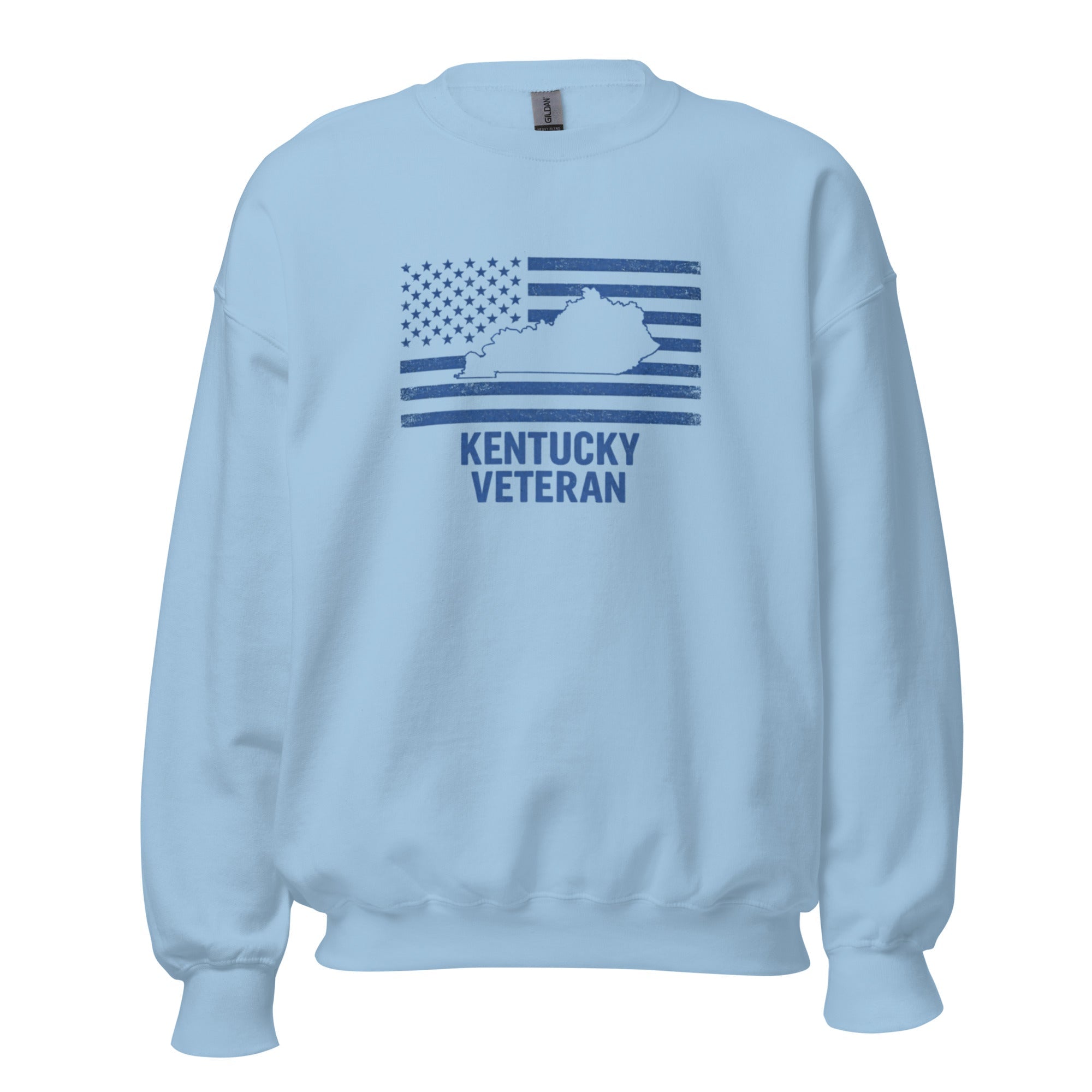 Kentucky Veteran Sweatshirt | State Flag Design | Unisex Fleece - Bluegrass Elite Apparel LLC