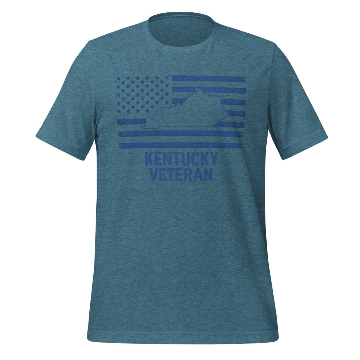 Kentucky Veteran T-Shirt | State Flag Design | Classic Cotton - Bluegrass Elite Apparel LLC