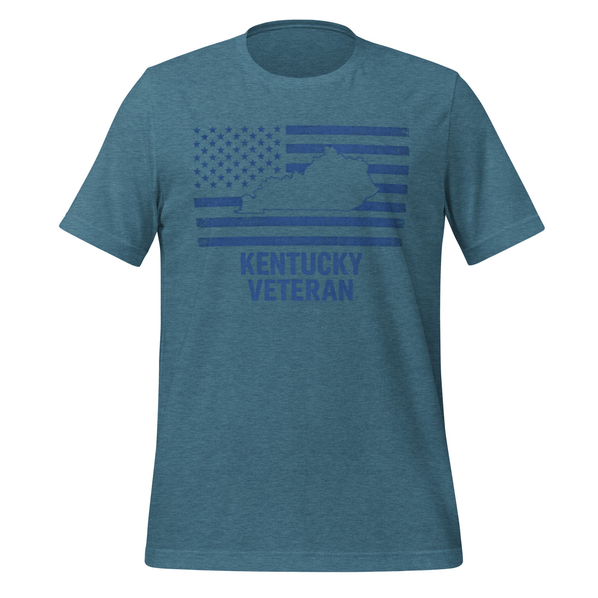 Kentucky Veteran T-Shirt | State Flag Design | Classic Cotton - Bluegrass Elite Apparel LLC
