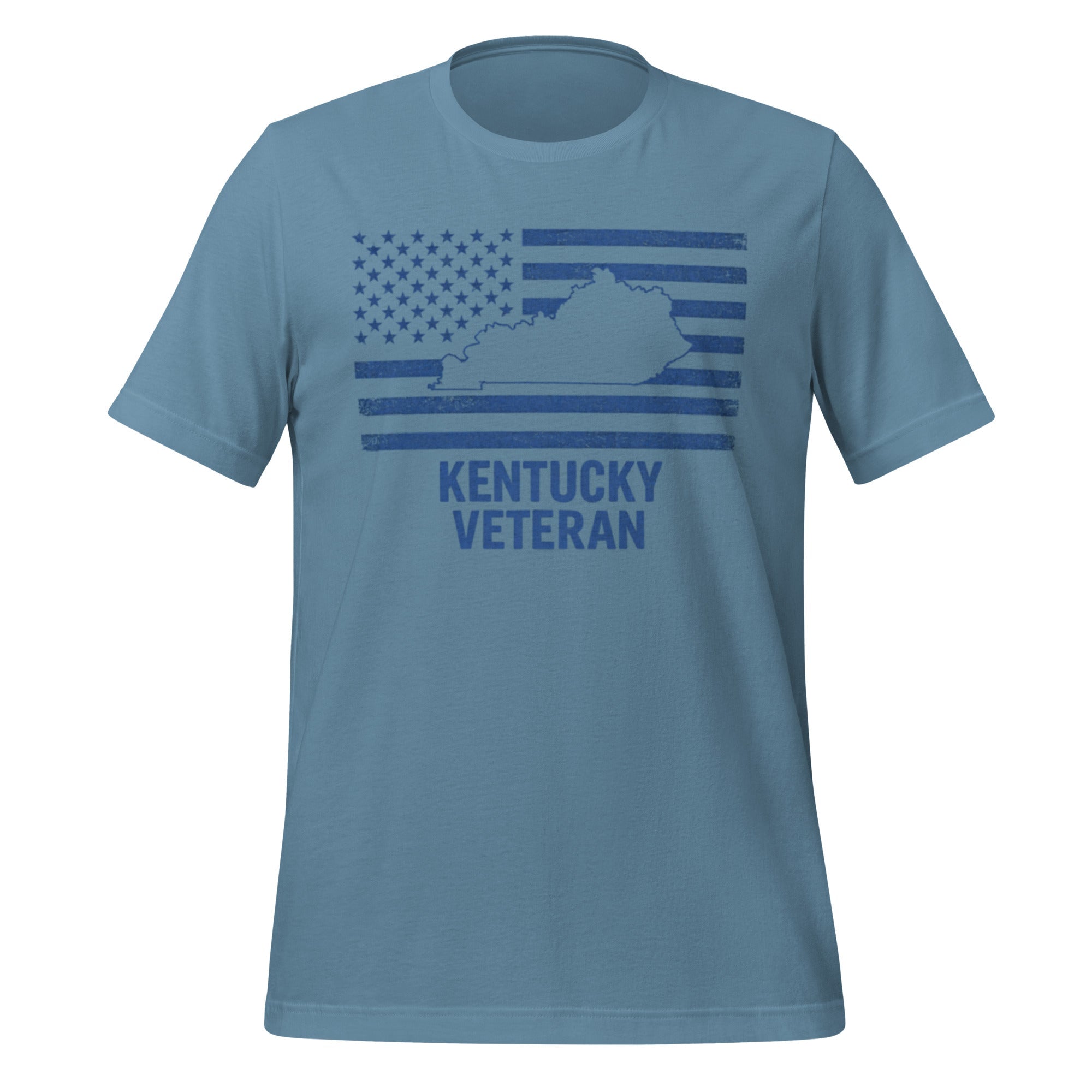 Kentucky Veteran T-Shirt | State Flag Design | Classic Cotton - Bluegrass Elite Apparel LLC