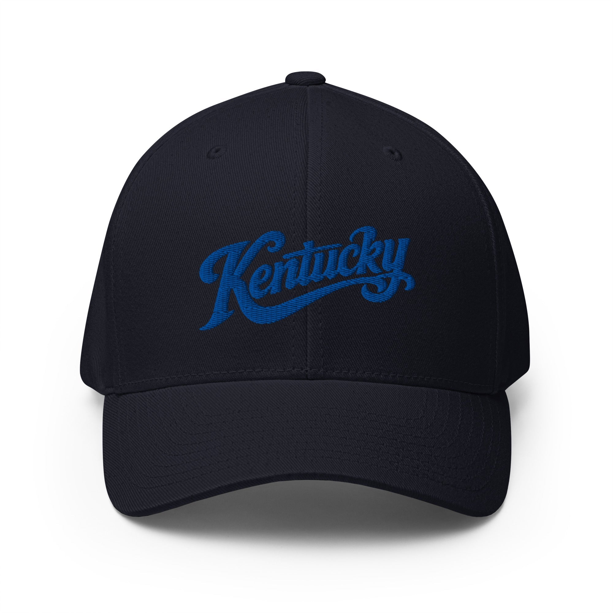 Kentucky Vintage Script Hat | Stretch Fit Twill Cap - Bluegrass Elite Apparel LLC