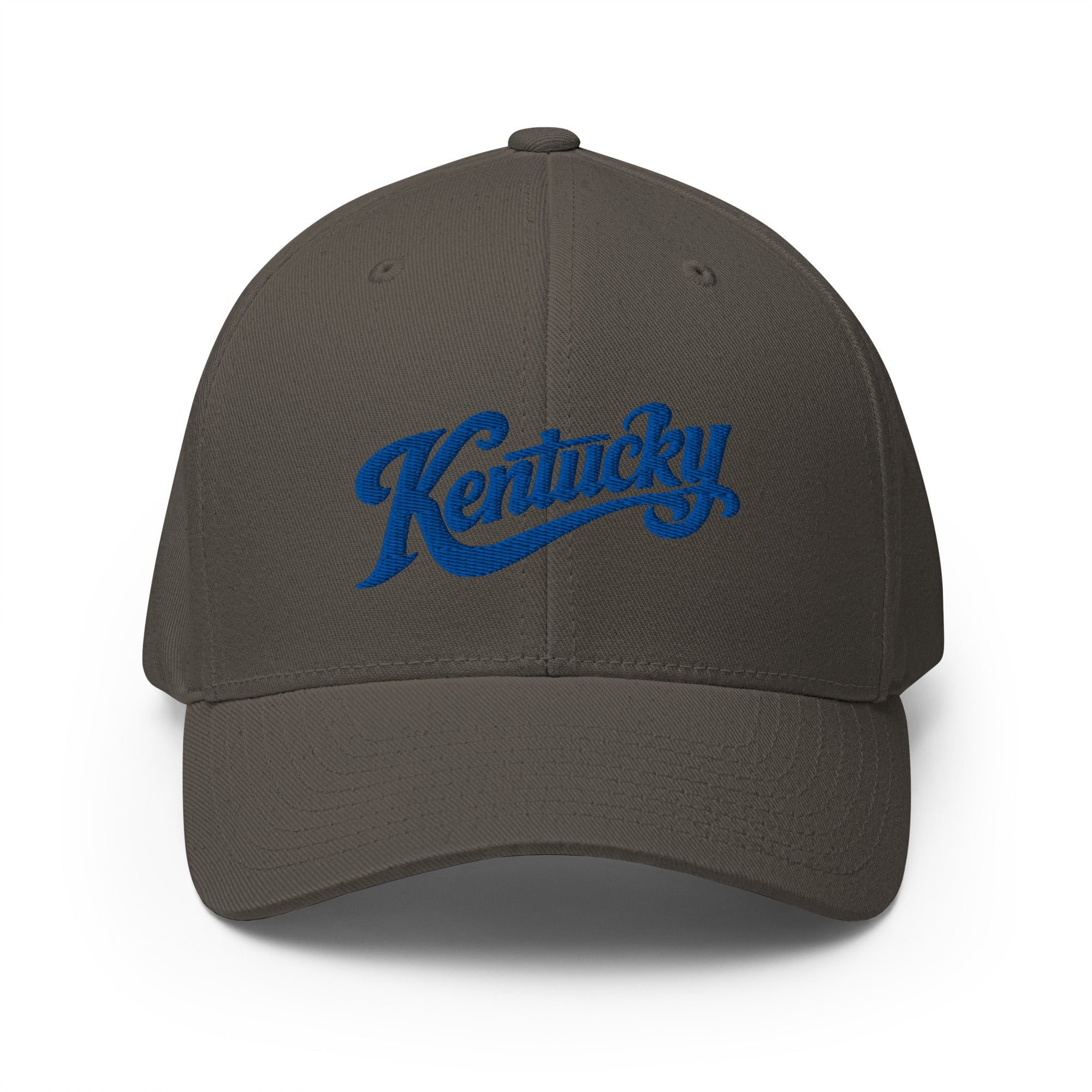 Kentucky Vintage Script Hat | Stretch Fit Twill Cap - Bluegrass Elite Apparel LLC