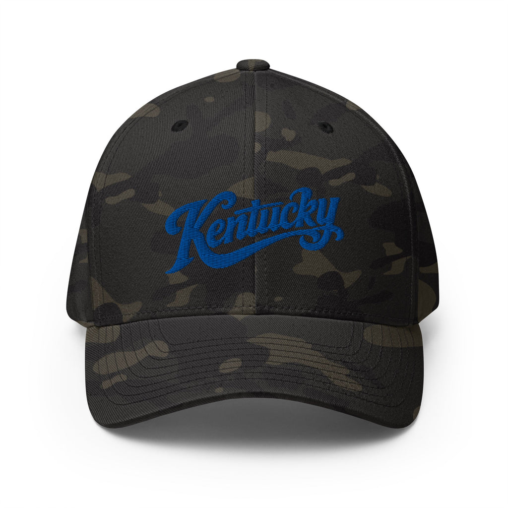 Kentucky Vintage Script Hat | Stretch Fit Twill Cap - Bluegrass Elite Apparel LLC