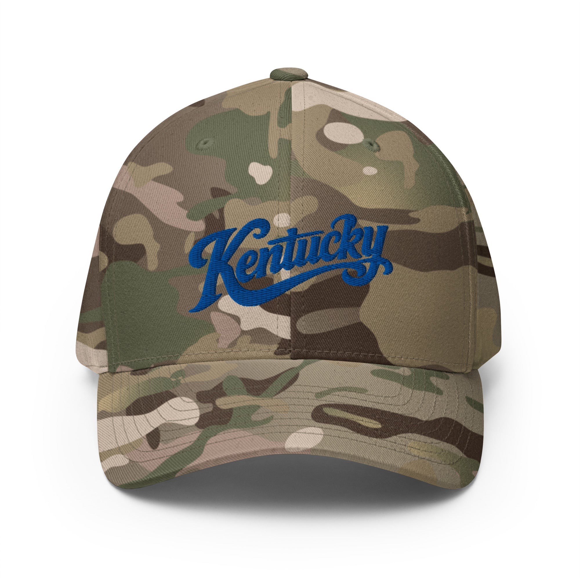 Kentucky Vintage Script Hat | Stretch Fit Twill Cap - Bluegrass Elite Apparel LLC
