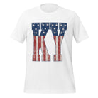 Kentucky Vintage Script Patriotic Graphic T-Shirt - Bluegrass Elite Apparel LLC