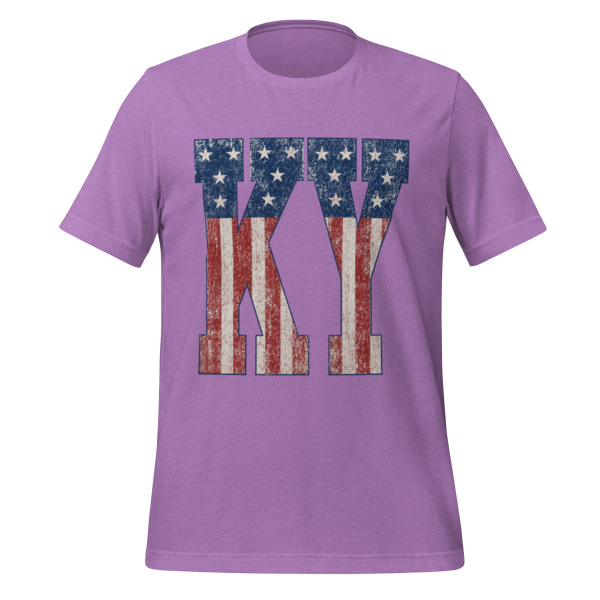Kentucky Vintage Script Patriotic Graphic T-Shirt - Bluegrass Elite Apparel LLC