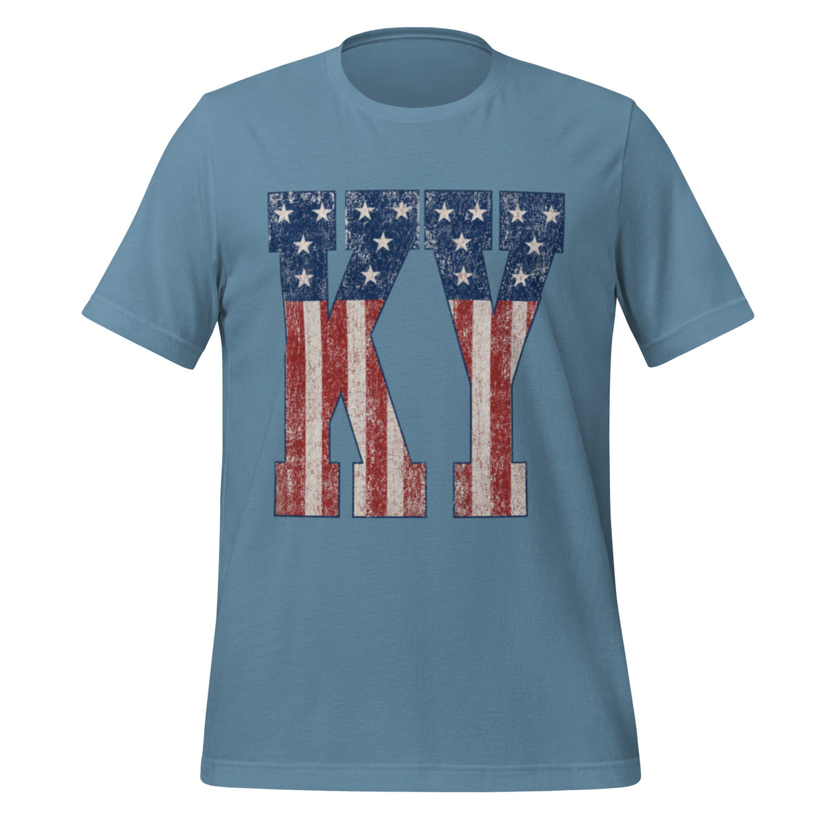 Kentucky Vintage Script Patriotic Graphic T-Shirt - Bluegrass Elite Apparel LLC